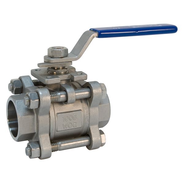 3 PCS BALL VALVE 1000 WOG