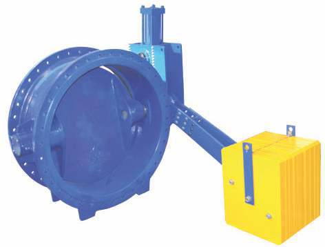 emergency butterfly valve